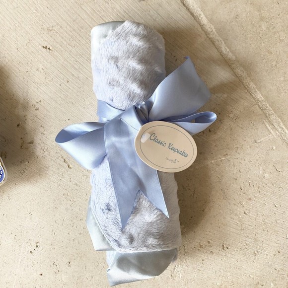 I Godinger & Mother’s Day Gifts for Mom Ceramic Trinket Tray Lovie Blanket‎ Blue - Picture 3 of 4